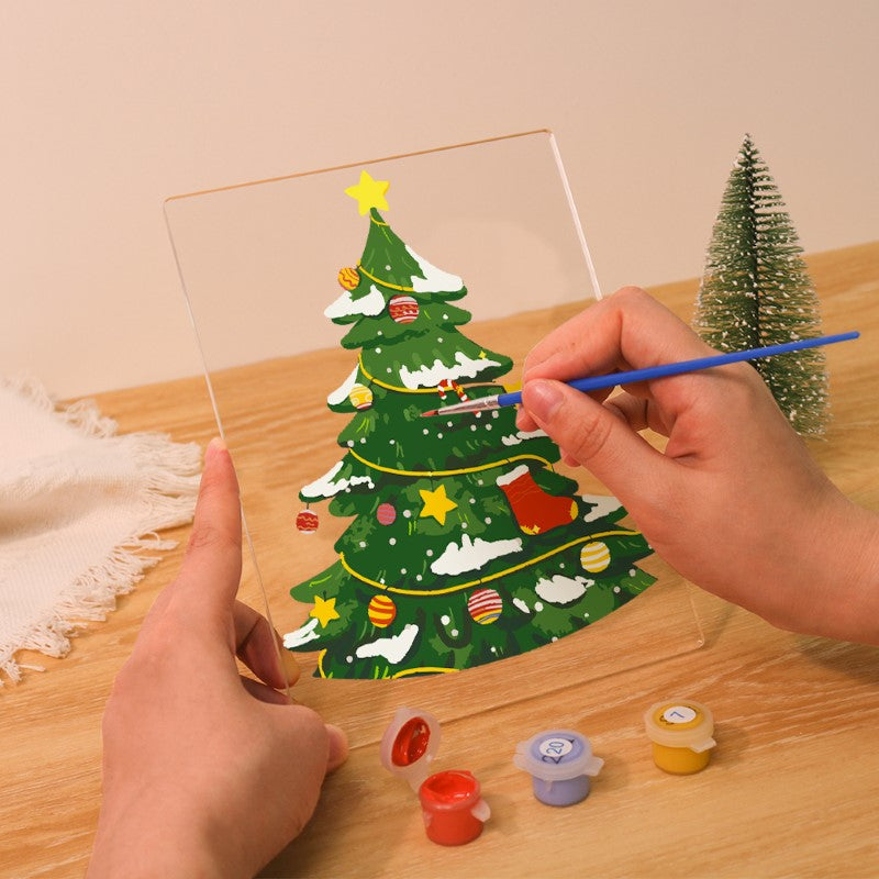 Paint by Numbers Christmas Lamp | Christmas Tree