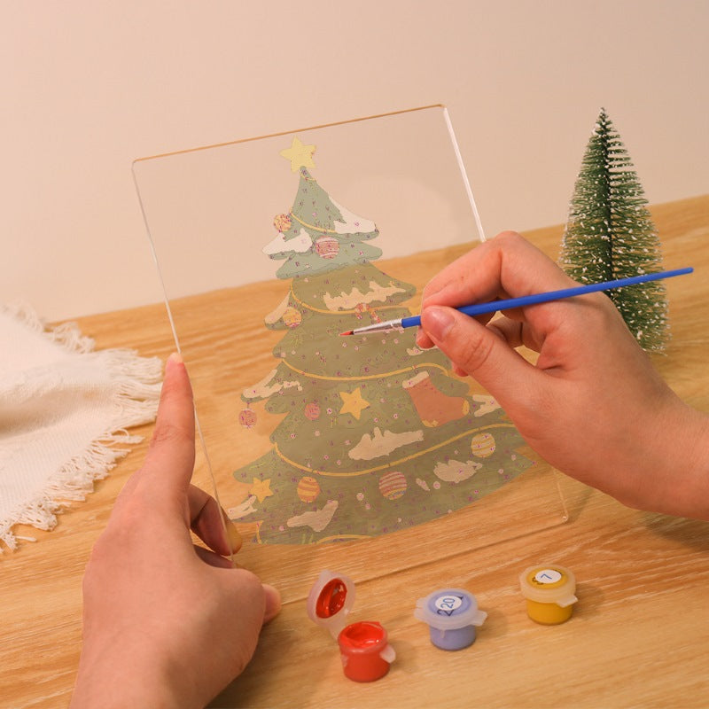 Paint by Numbers Christmas Lamp | Christmas Tree