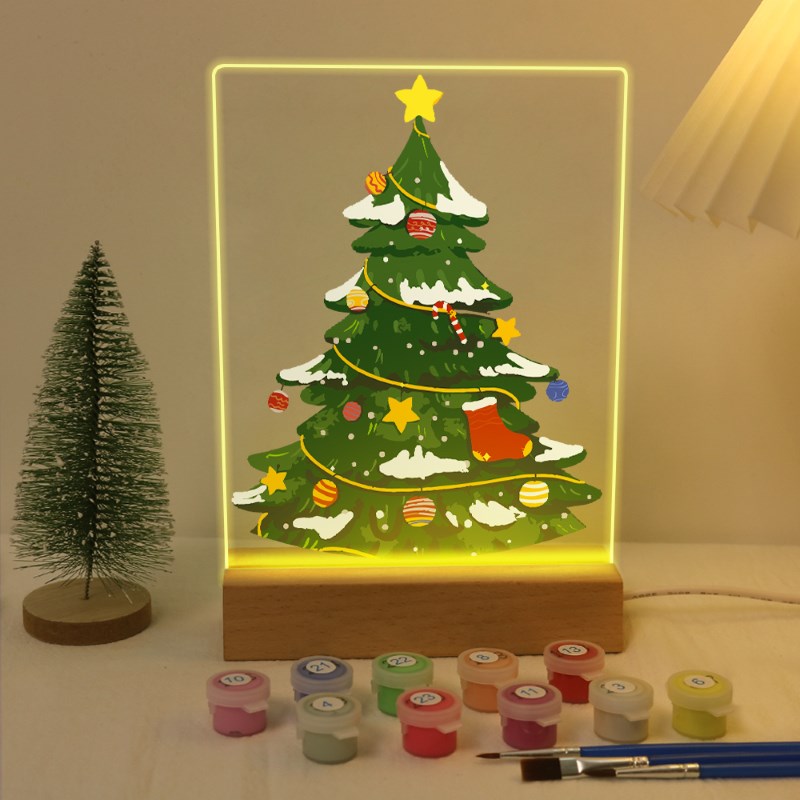 Paint by Numbers Christmas Lamp | Christmas Tree