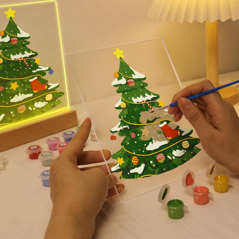 Paint by Numbers Christmas Lamp | Christmas Tree