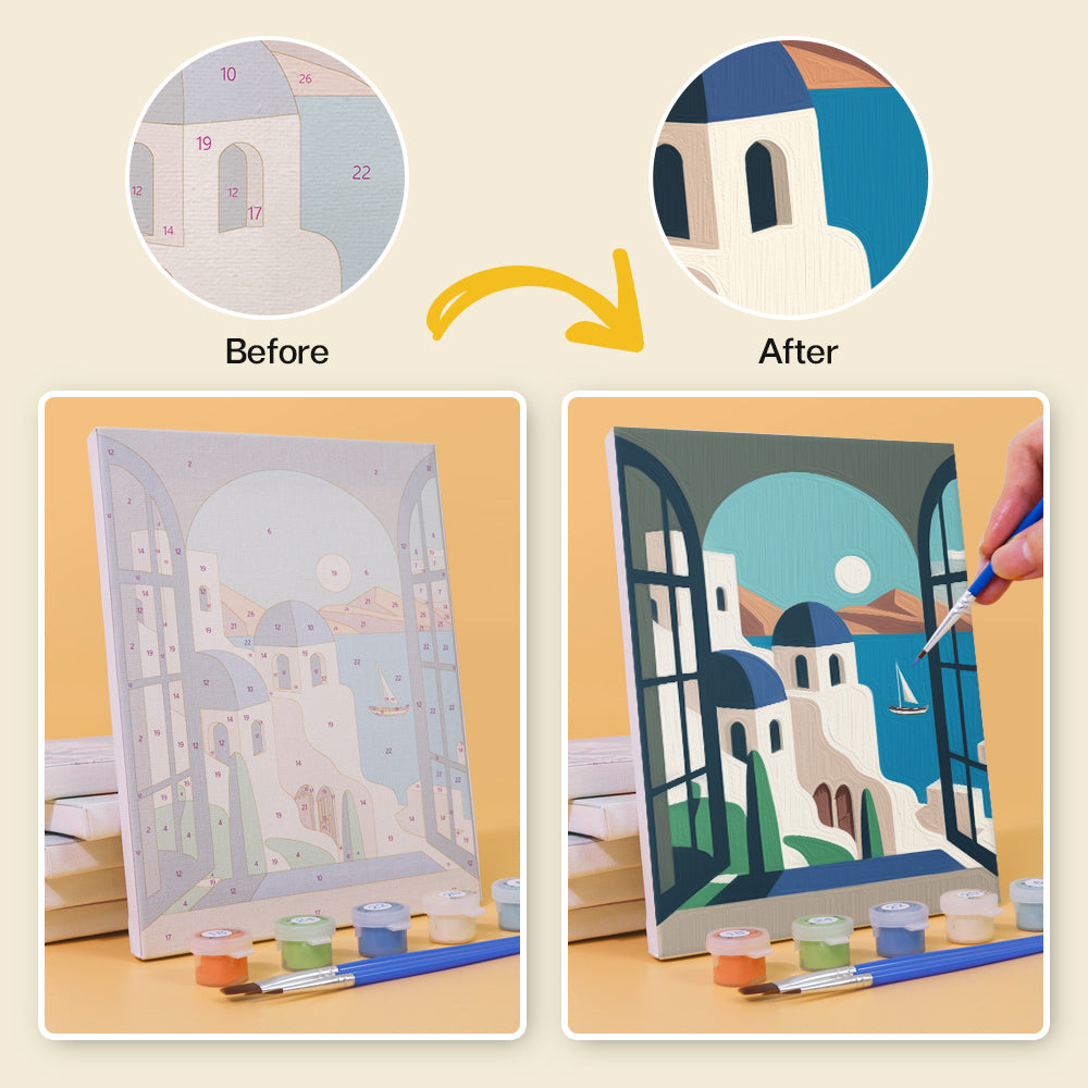 6 Mini Paintings | Beautiful Landscapes Set