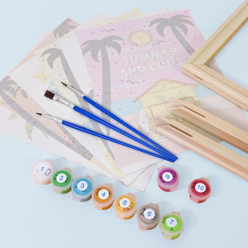 6 Mini Paintings - Summer Set