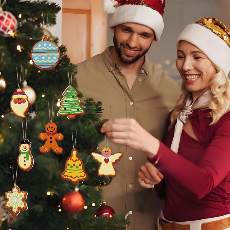 8 Christmas hangers - Christmas Eve set