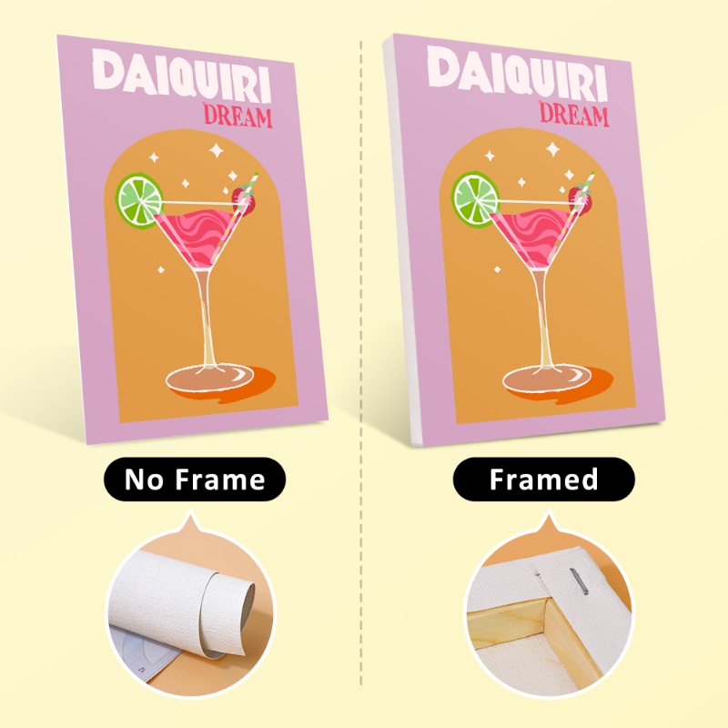 6 Mini Paintings - Sip & Paint Cocktail Set