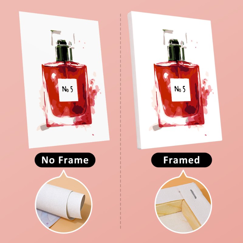 6 Mini Paintings - Red glamour set