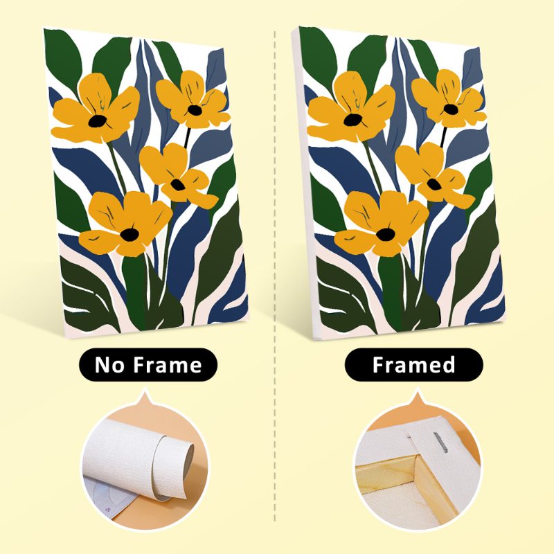 6 Mini Paintings - Gorgeous Flower Set