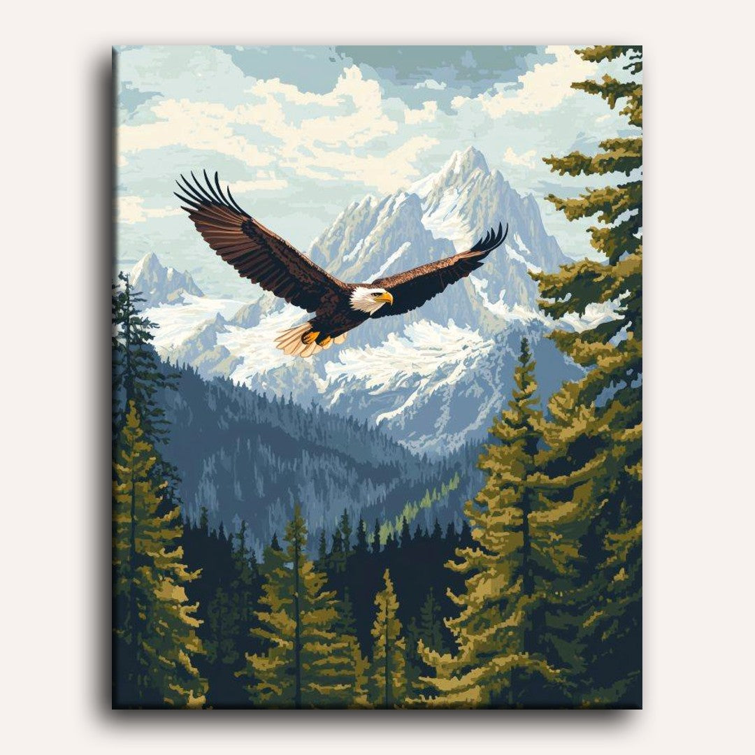 Majestic Eagle | Paint by Numbers