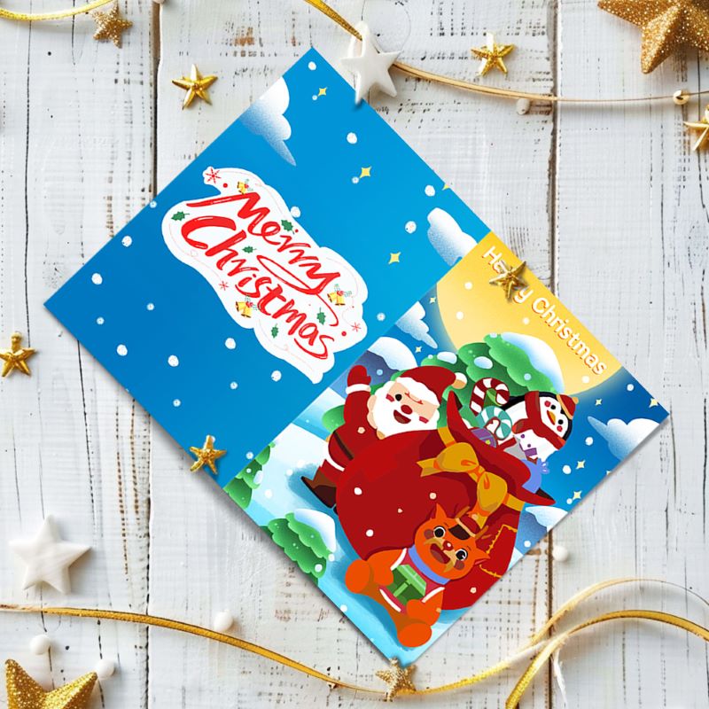 Paint by Numbers Christmas Cards 2 - 6 Pieces