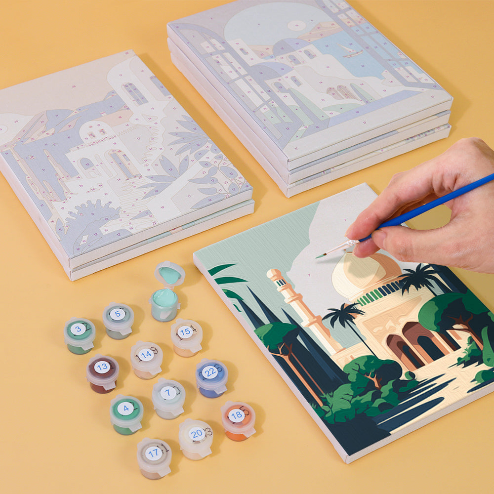 6 Mini Paintings | Beautiful Landscapes Set