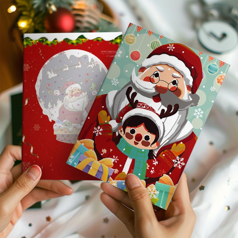 Paint by Numbers Christmas Cards 2 - 6 Pieces