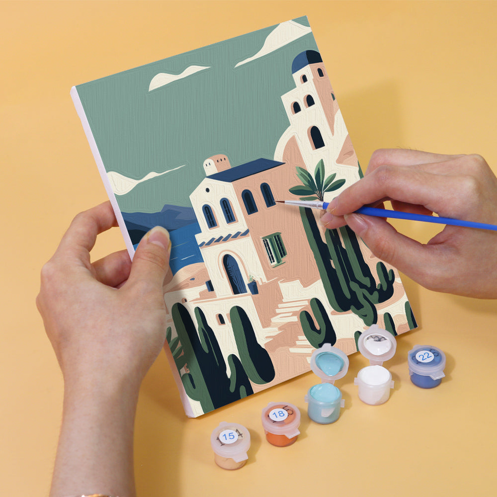 6 Mini Paintings | Beautiful Landscapes Set