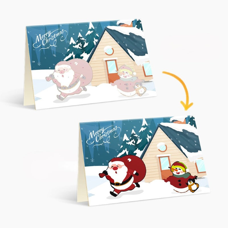 Paint by Numbers Christmas Cards 3 - 6 Pieces