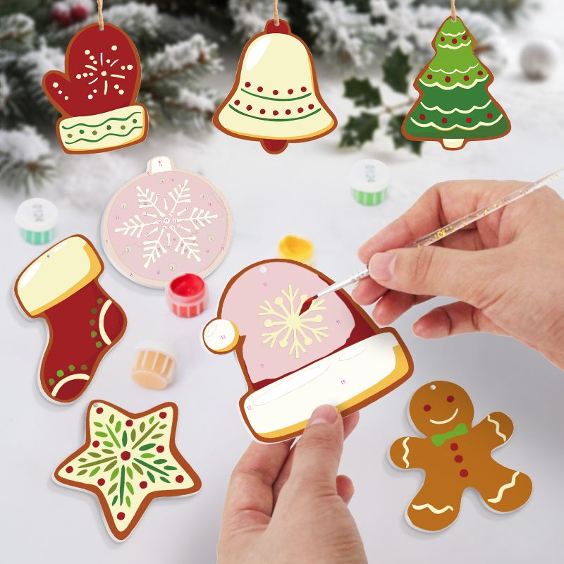 8 Christmas hangers - Winter set