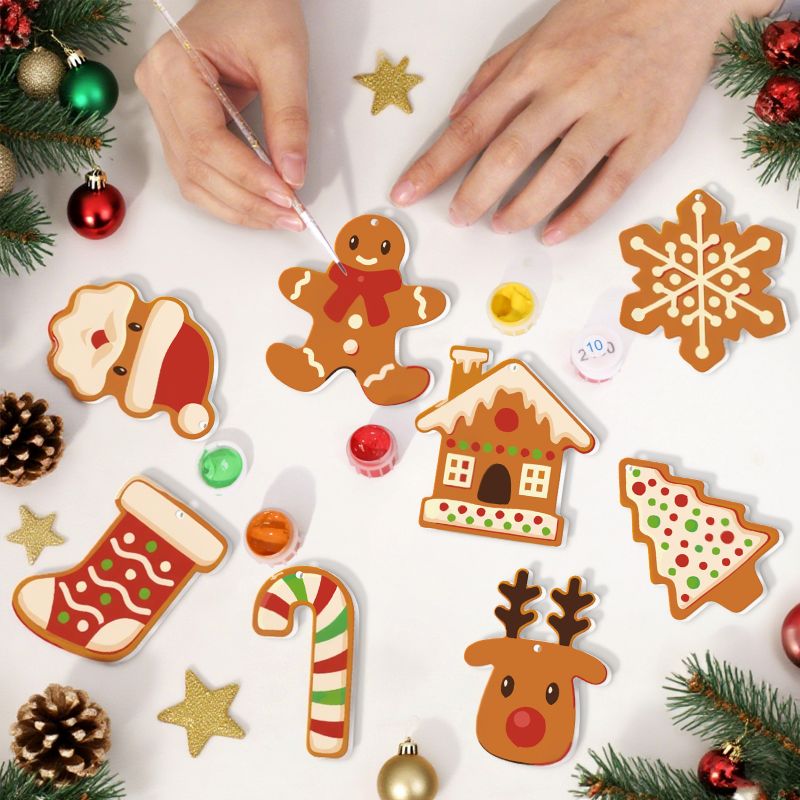8 Christmas hangers - Christmas cookies set