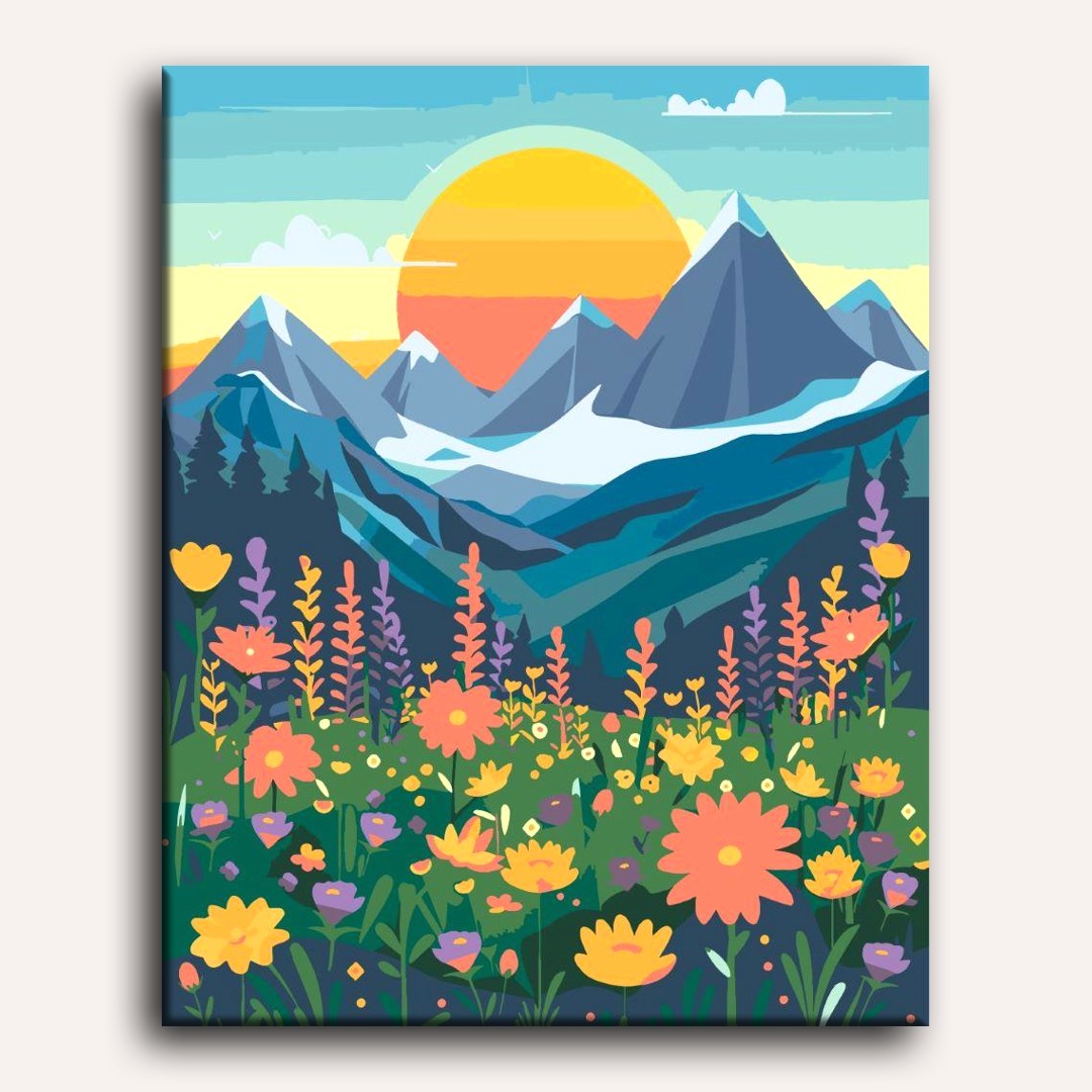Colorful Landscape 4 | Paint by Numbers