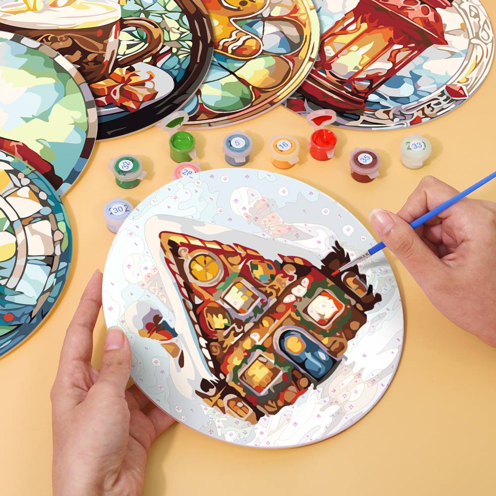 Paint by Numbers - Christmas Placemats 2 | 6 Pieces