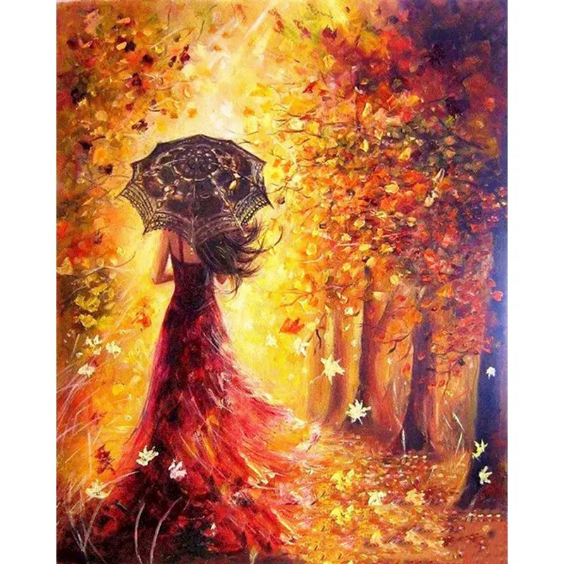 Scenery Paint by Numbers – 40x50cm Canvas Art (Customizable by Paint)