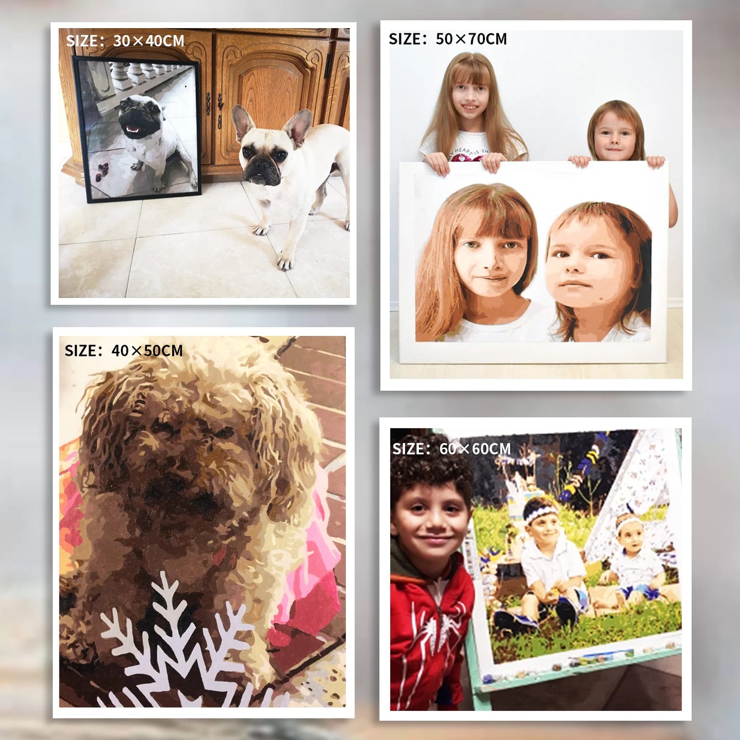 Personalized Paint by Numbers – Custom Family & Portrait Canvas
