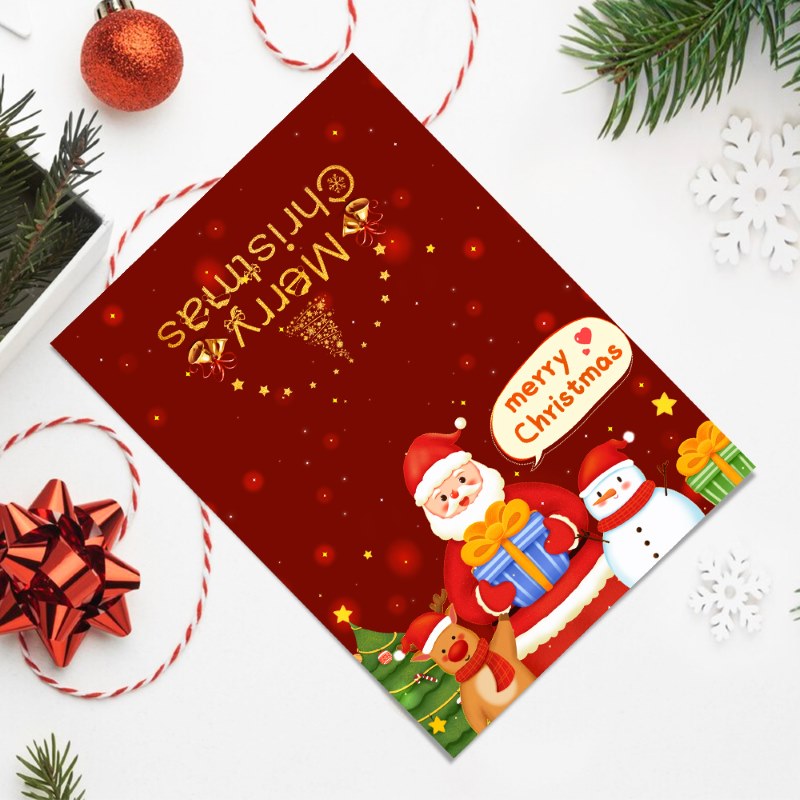 Paint by Numbers Christmas Cards - 6 Pieces