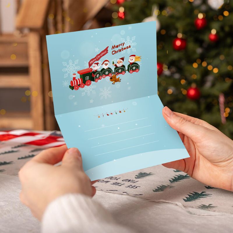 Paint by Numbers Christmas Cards - 6 Pieces