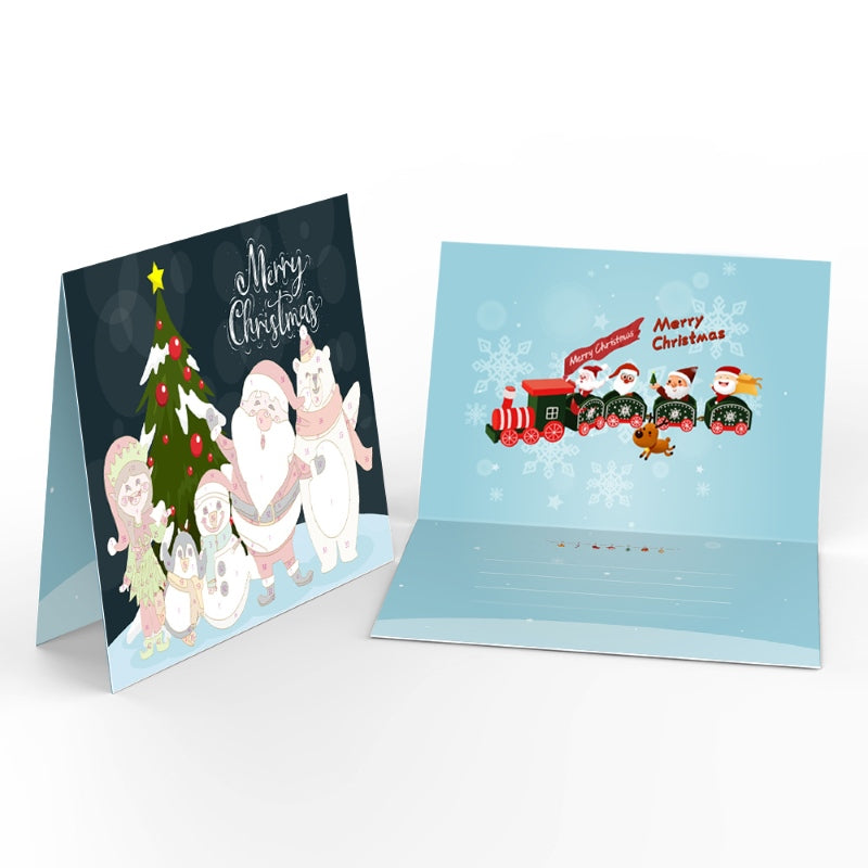 Paint by Numbers Christmas Cards - 6 Pieces