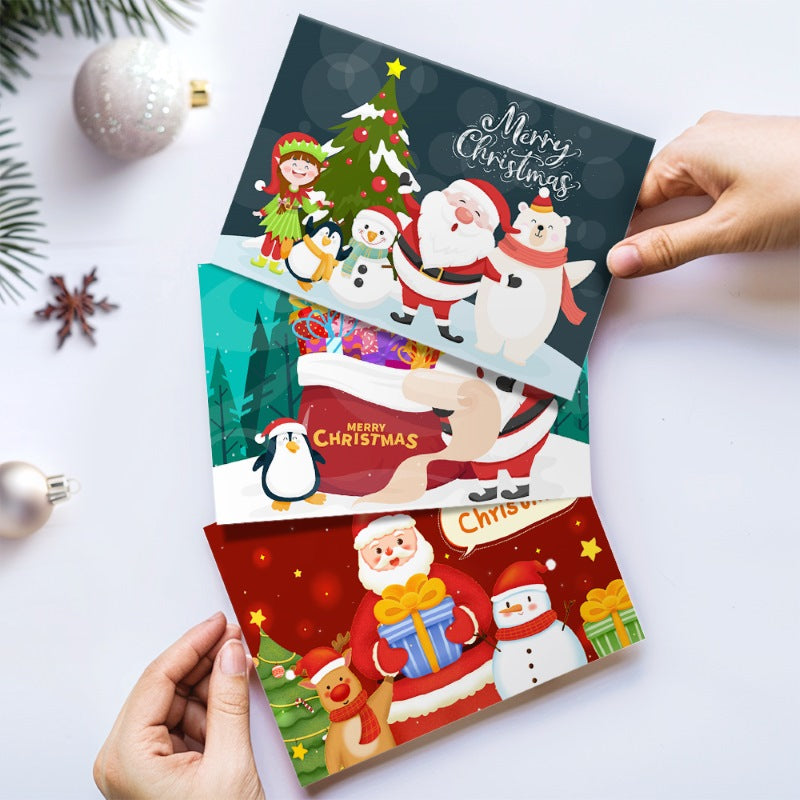 Paint by Numbers Christmas Cards - 6 Pieces
