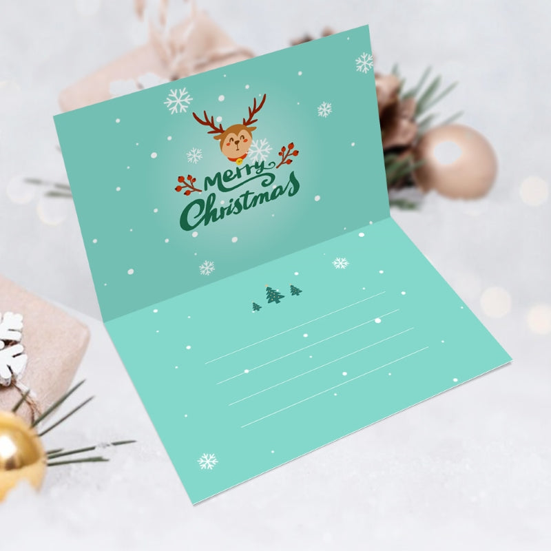 Paint by Numbers Christmas Cards - 6 Pieces