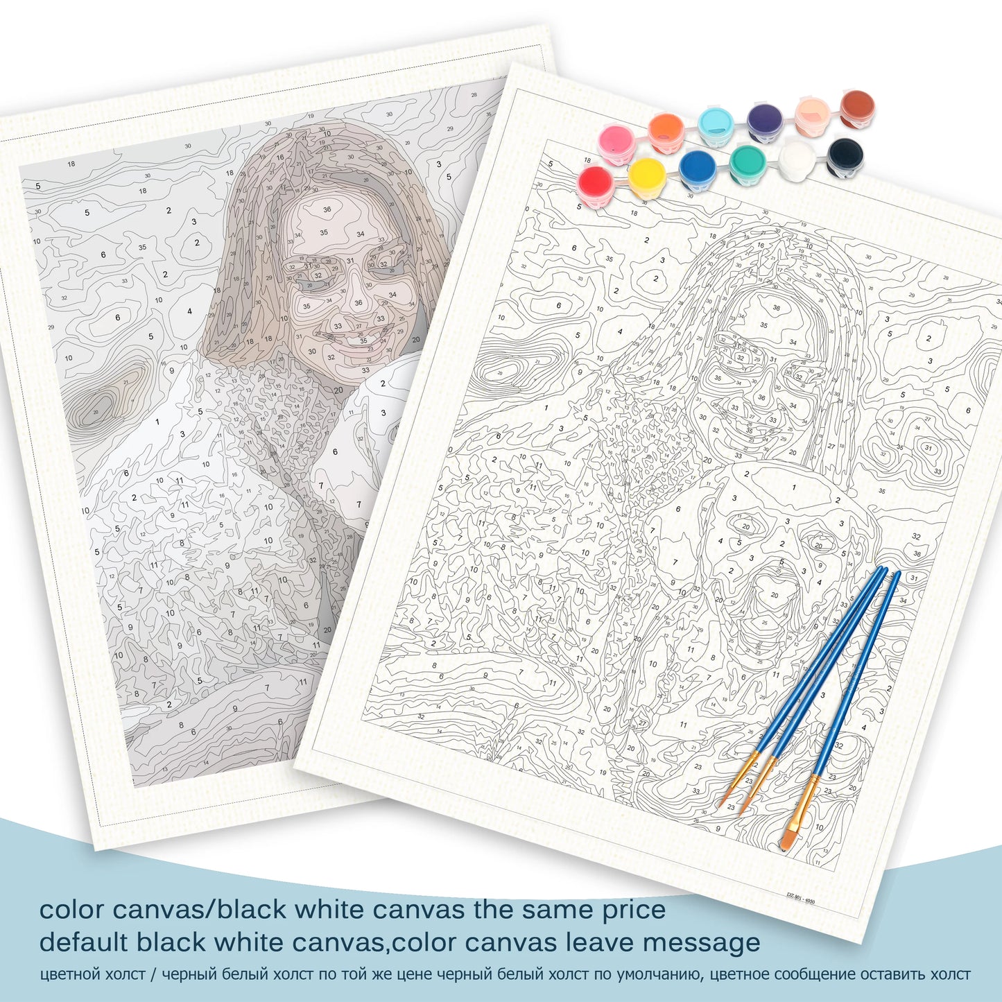 Personalized Paint by Numbers – Custom Family & Portrait Canvas