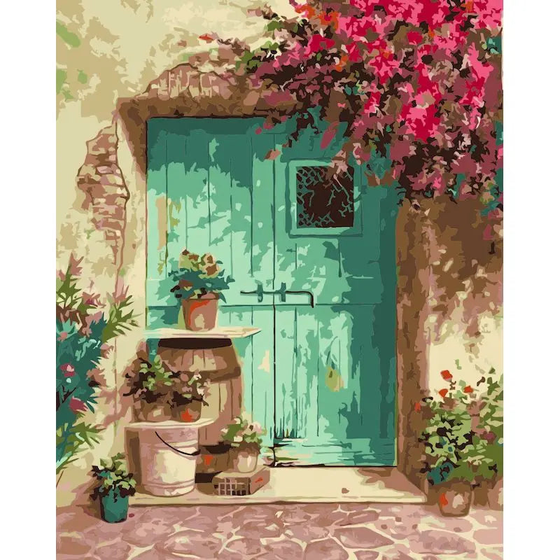 Scenery Paint by Numbers – 40x50cm Canvas Art (Customizable by Paint)
