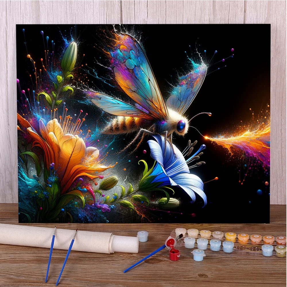 Hummingbird – DIY Craft Kit for Adults - Paint by Numbers