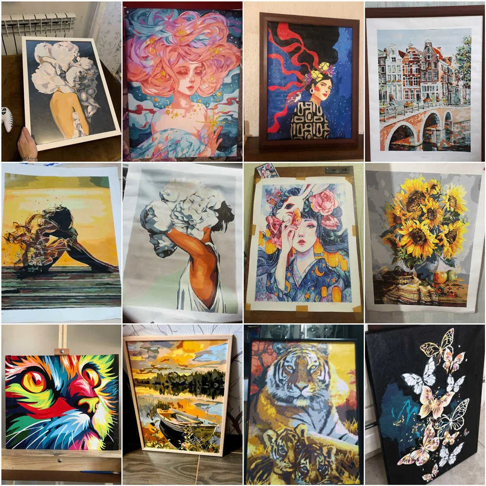 Custom Photo Paint by Numbers – DIY Acrylic Canvas Kit