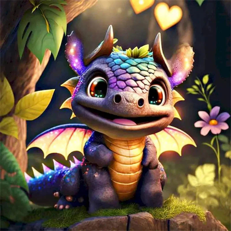 Dragon Animal DIY Kit - Painting by Numbers
