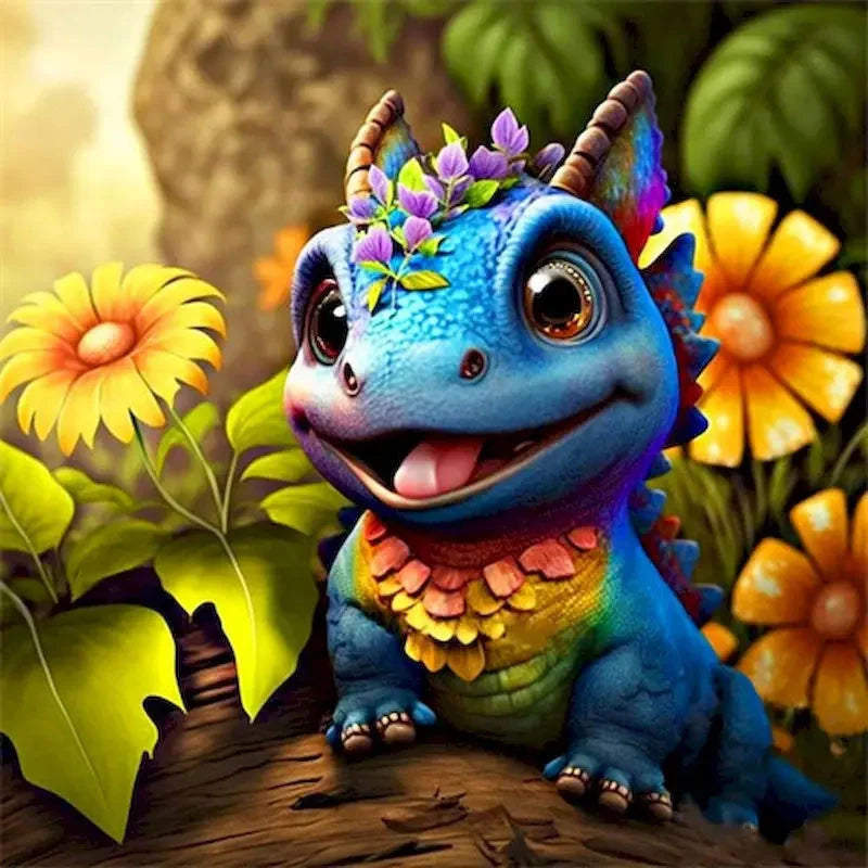 Dragon Animal DIY Kit - Painting by Numbers