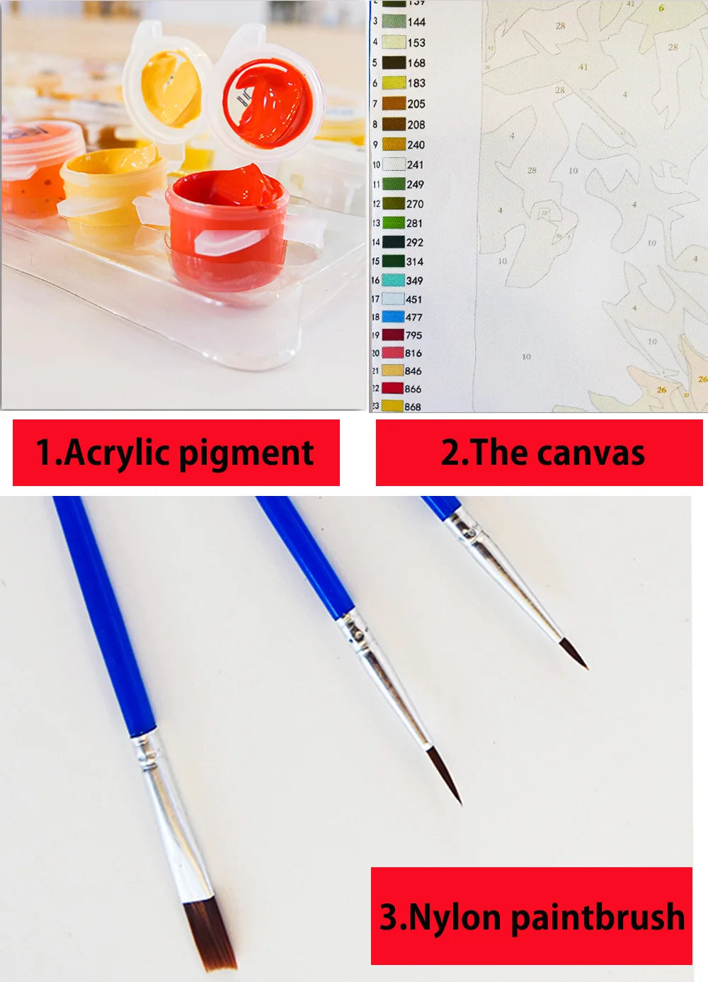Landscape Fantasy Nature – DIY Paint by Numbers Canvas Kit (Customizable by Paint)