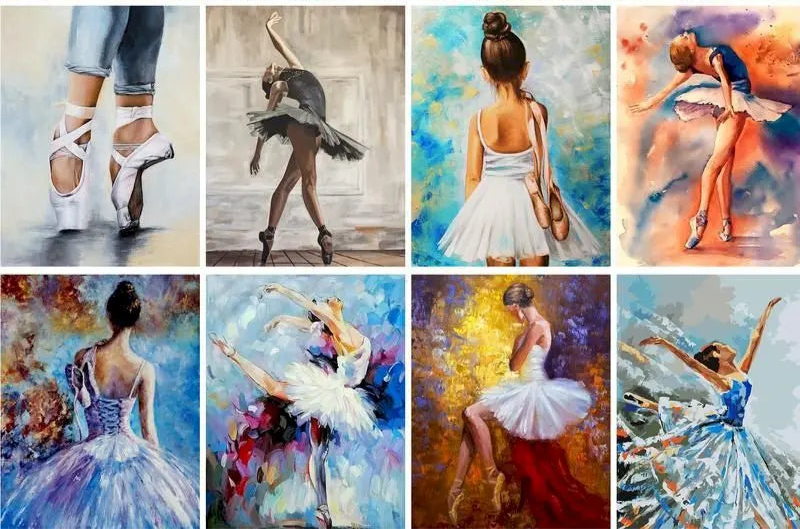 Elegant Ballerina - Paint by Numbers