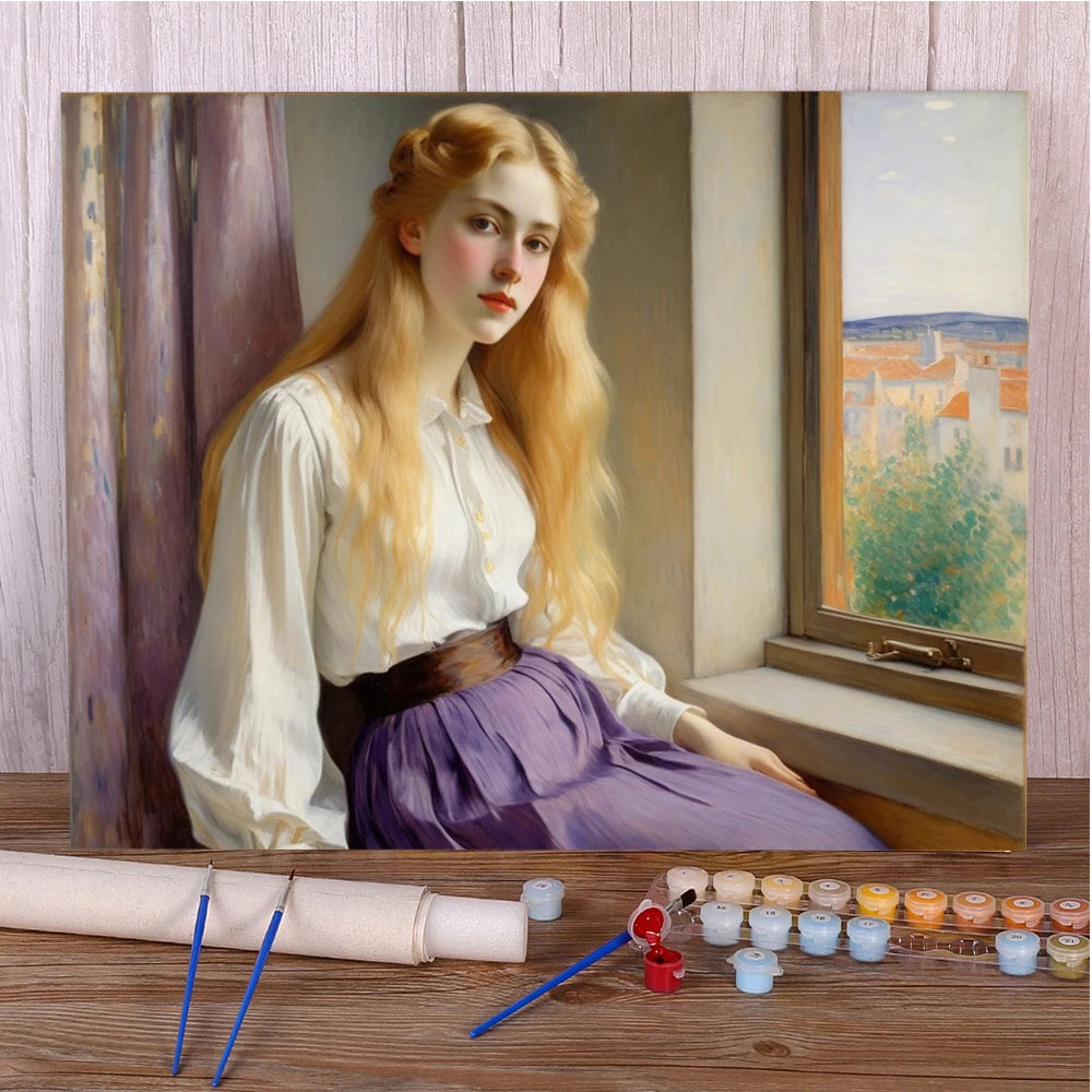Beautiful Girl – Paint by Numbers Acrylic Kit