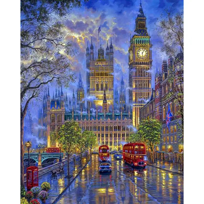 City Landscape - Paint by Numbers