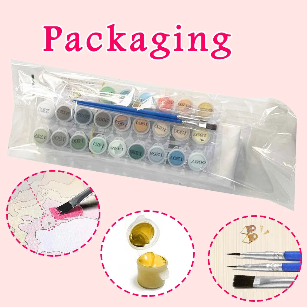 Dragon Animal DIY Kit - Painting by Numbers