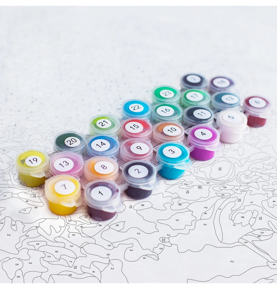 Beautiful Mountains Landscape – Paint by Numbers Kit