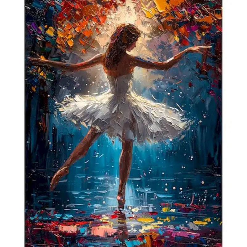 Elegant Ballerina - Paint by Numbers