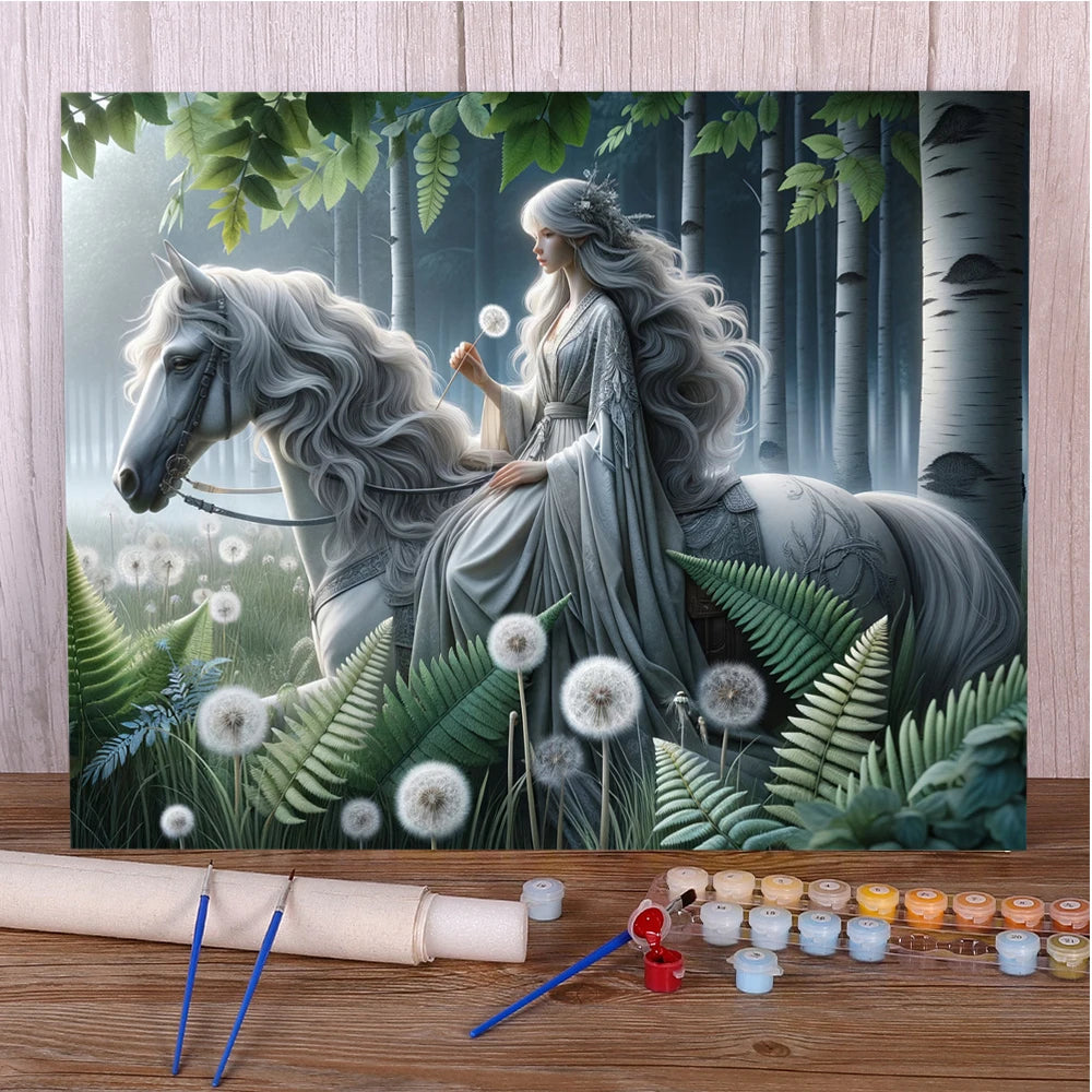Beautiful Girl – Paint by Numbers Acrylic Kit