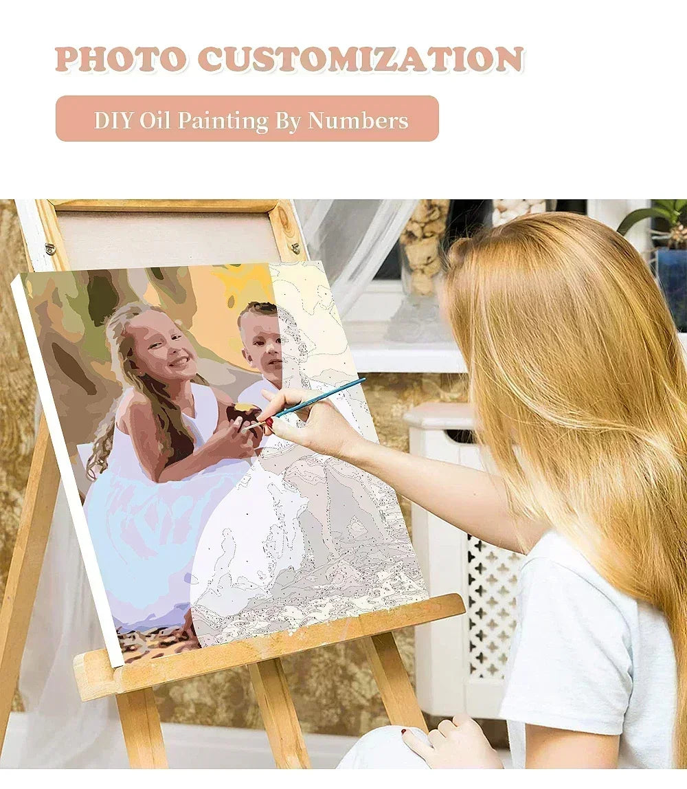 Landscape Oil Painting – Acrylic DIY Home Décor (Customizable by Paint)