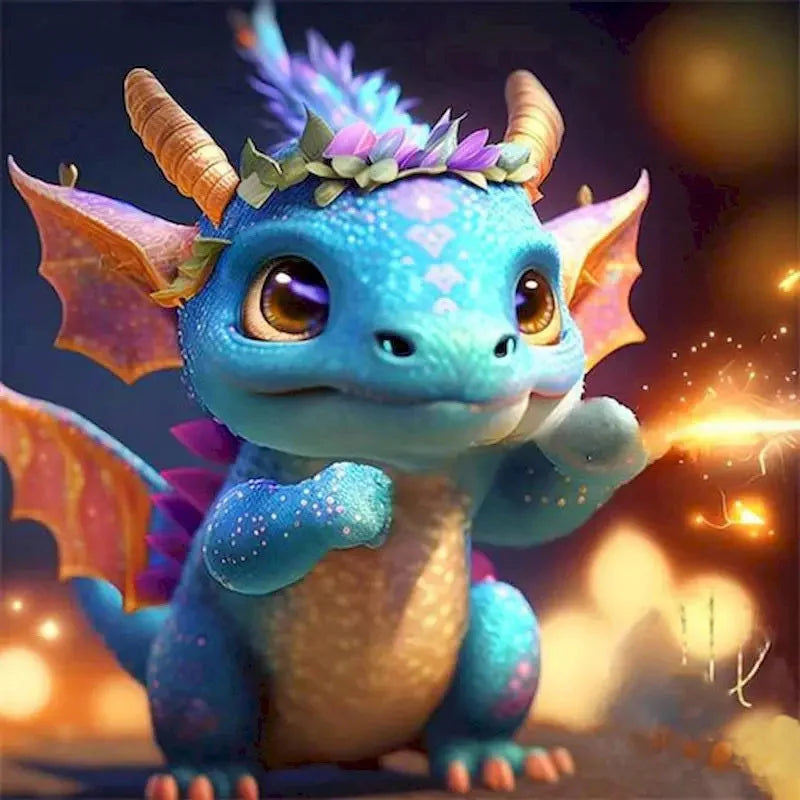 Dragon Animal DIY Kit - Painting by Numbers