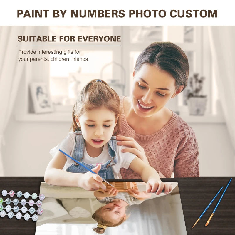 Personalized Paint by Numbers – Custom Family & Portrait Canvas