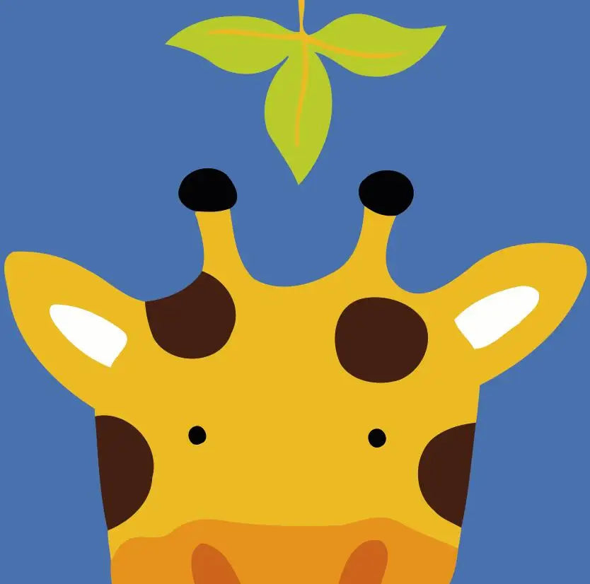 Cute Cartoon Animals - Paint By Numbers For Kids