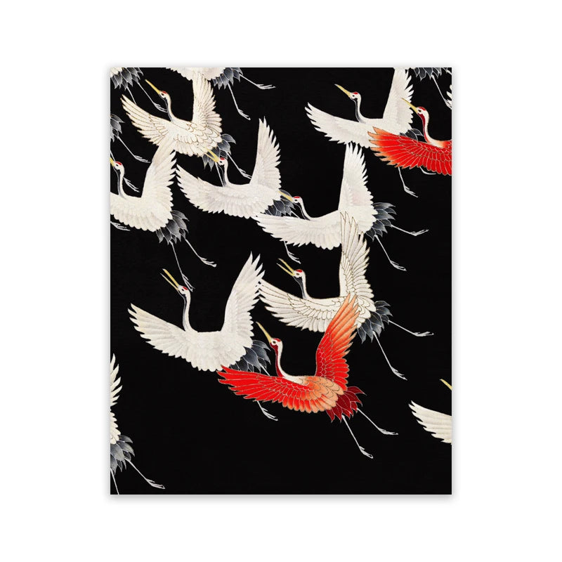 The Great Wave off Kanagawa, Flamingo & Blue Heron – Paint by Numbers