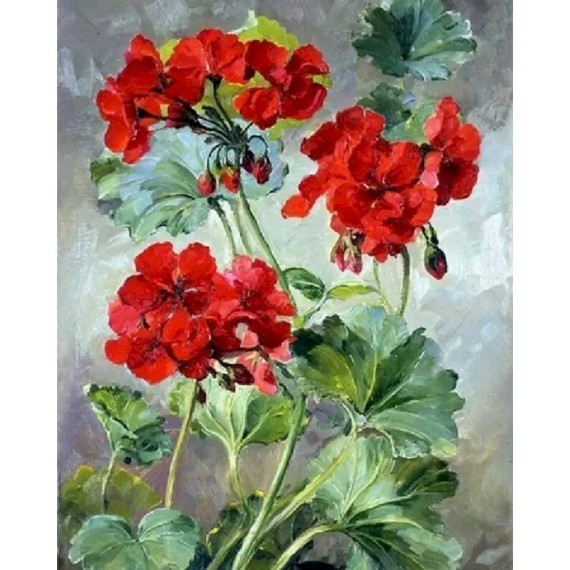 Flowers, Lemons & Landscape – DIY Framed Paint by Numbers Kit (Customizable by Paint)