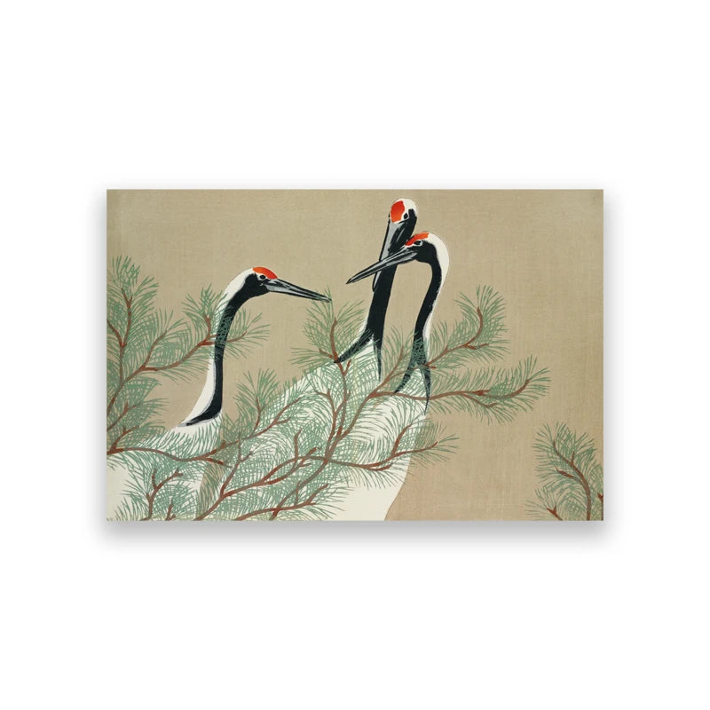 The Great Wave off Kanagawa, Flamingo & Blue Heron – Paint by Numbers