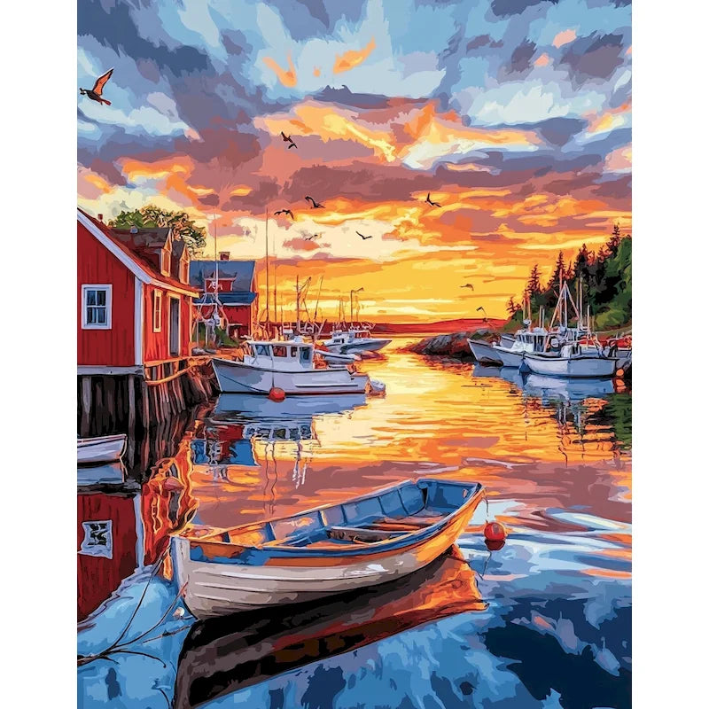 Beautiful Mountains Landscape – Paint by Numbers Kit