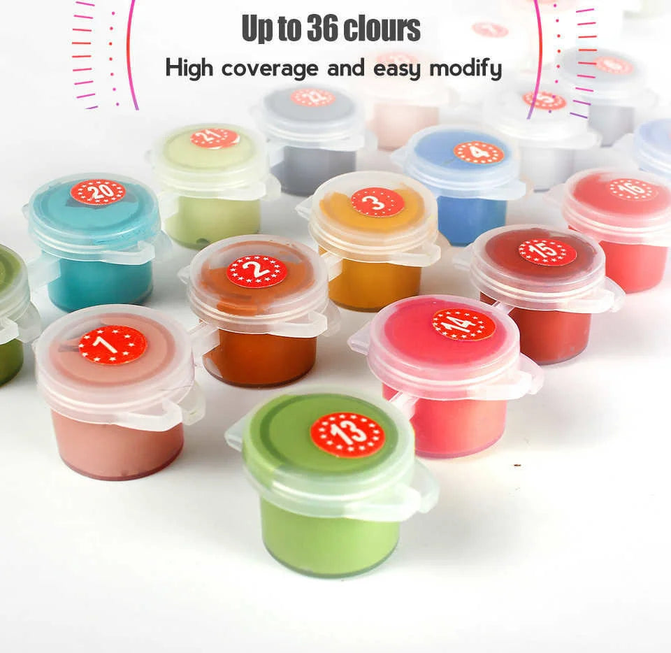 Custom Pet & Child - Paint by Numbers Kit